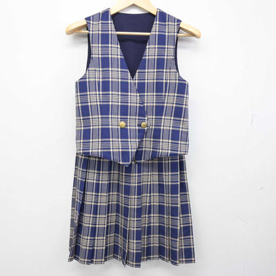 【中古】埼玉県 山村学園高等学校 女子制服 3点 (ブレザー・ベスト・スカート) sf053211