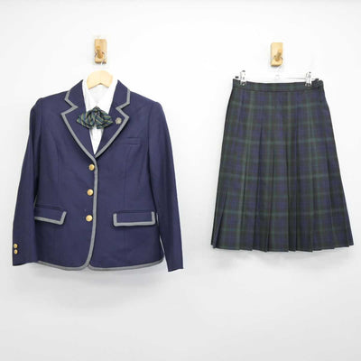 【中古】東京都 上野学園高等学校 女子制服 4点 (ブレザー・シャツ・スカート) sf053218