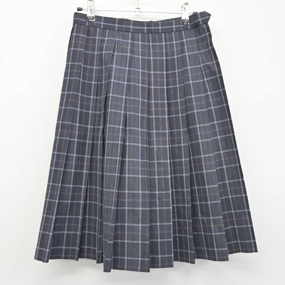 【中古】東京都 上野学園高等学校 女子制服 3点 (シャツ・ニットベスト・スカート) sf053220