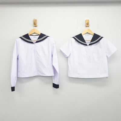 【中古】北海道 北海道江別高等学校 女子制服 2点 (セーラー服) sf053227