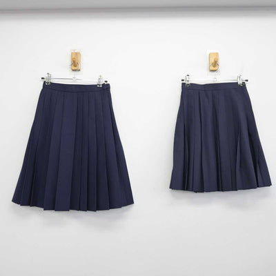 【中古】大阪府 明治池中学校 女子制服 3点 (セーラー服・スカート・スカート) sf053233