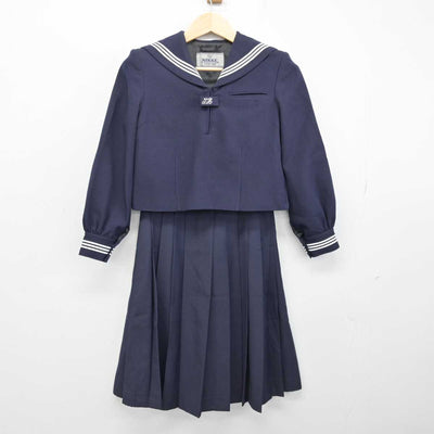 【中古】山梨県 都留高等学校 女子制服 2点 (セーラー服・スカート) sf053244