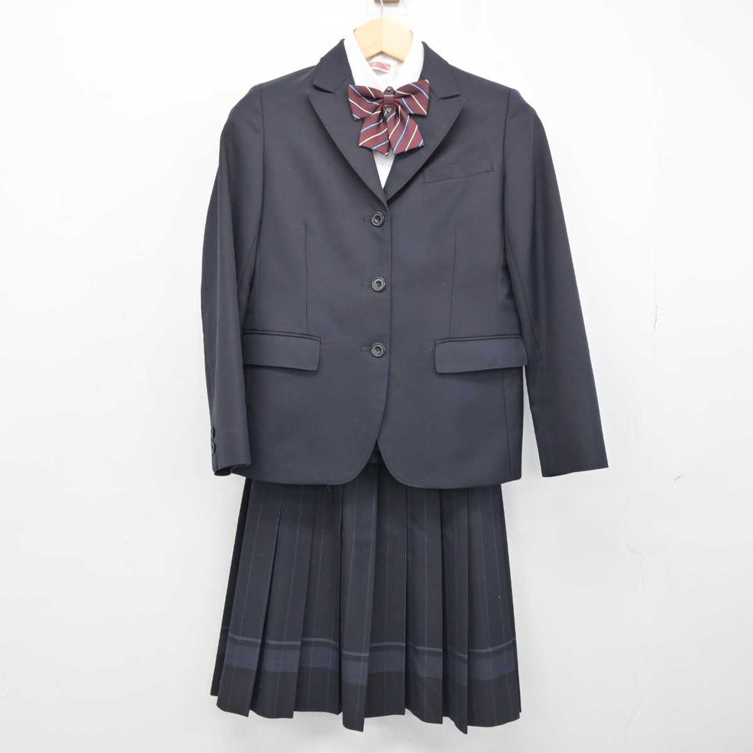 【中古】北海道 北海道大麻高等学校 女子制服 4点 (ブレザー・シャツ・スカート) sf053250