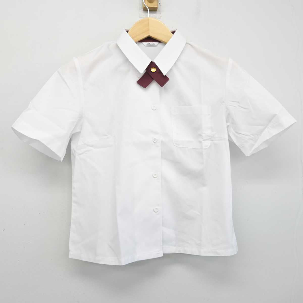 【中古】青森県 むつ工業高等学校 女子制服 1点 (シャツ) sf053255