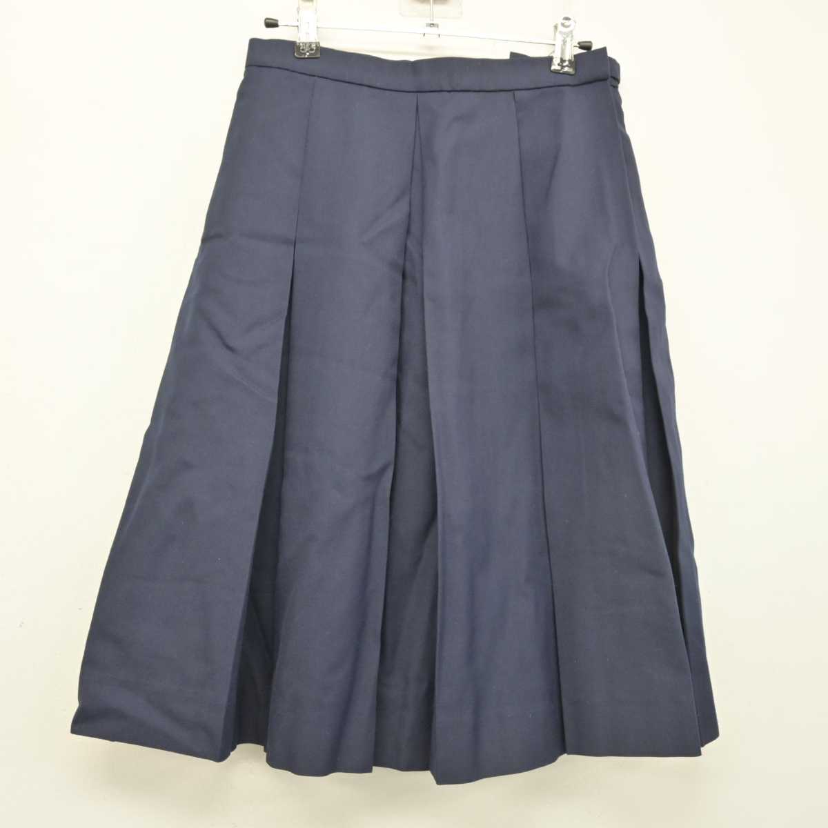 【中古】秋田県 土崎中学校 女子制服 5点 (ブレザー・ベスト・スカート) sf053256