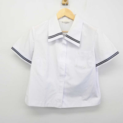 【中古】岡山県 笠岡高等学校 女子制服 2点 (セーラー服) sf053273