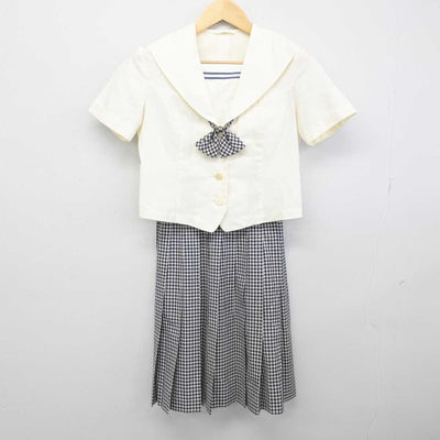 【中古】東京都 晴海総合高等学校/旧制服 女子制服 3点 (セーラー服・スカート) sf053282