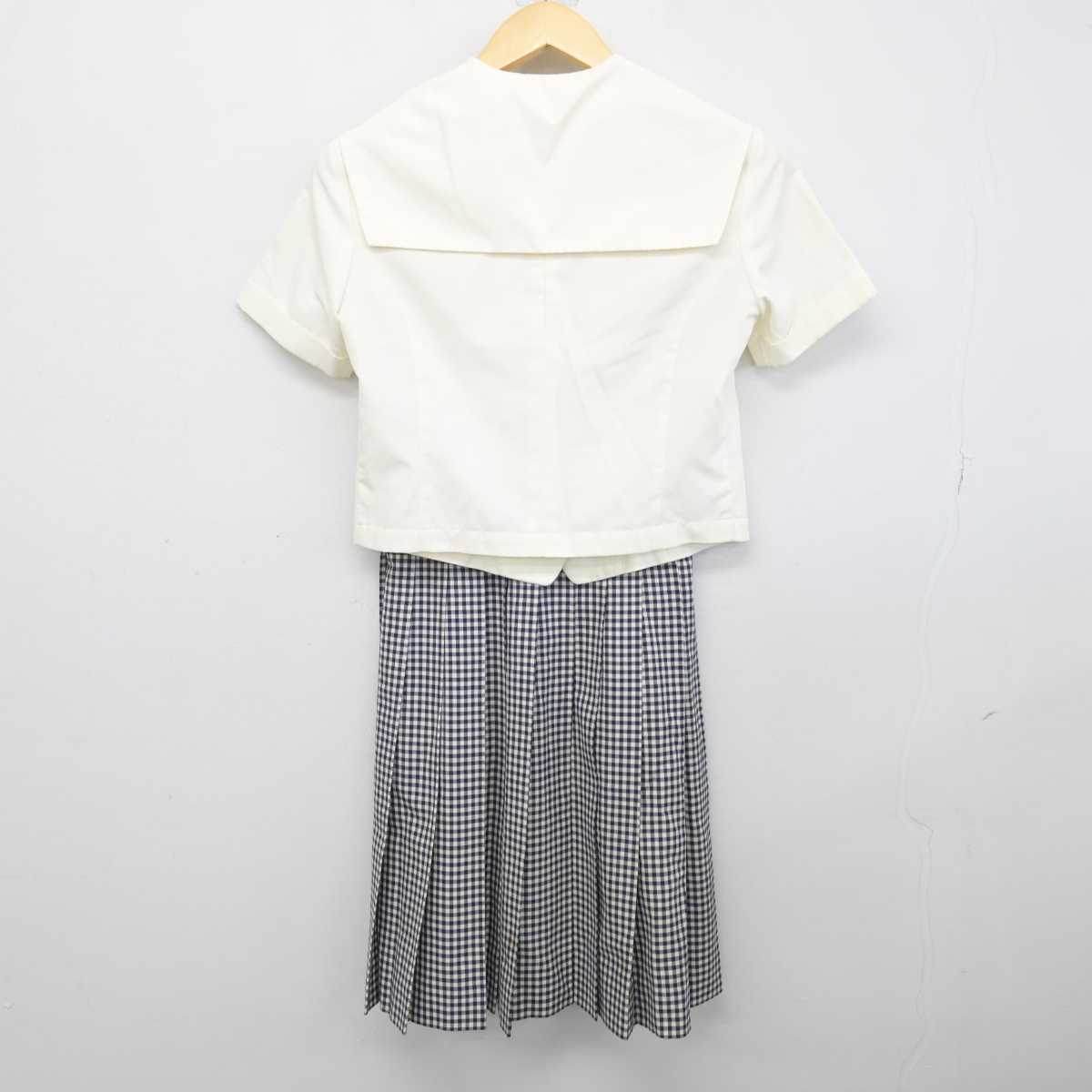 【中古】東京都 晴海総合高等学校/旧制服 女子制服 3点 (セーラー服・スカート) sf053282