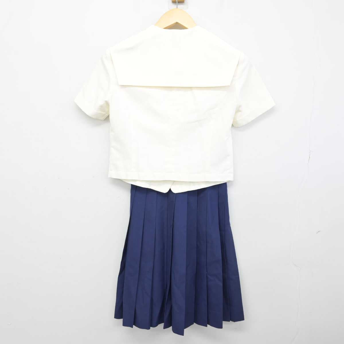 【中古】東京都 晴海総合高等学校/旧制服 女子制服 2点 (セーラー服・スカート) sf053283