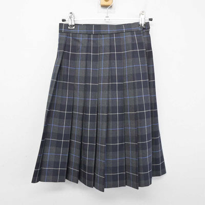 【中古】香川県 英明高等学校 女子制服 3点 (ニットベスト・スカート) sf053287