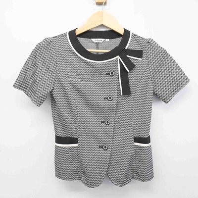 【中古】 事務服 女子制服 2点 (ブラウス・スカート) sf053294