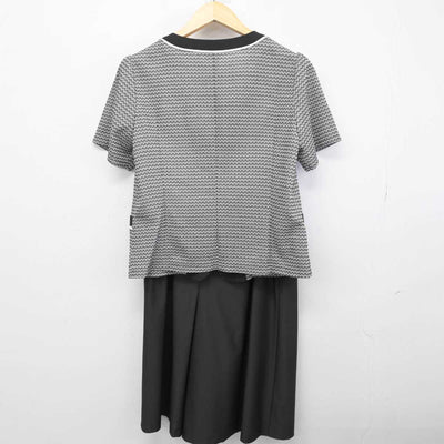 【中古】 事務服 女子制服 2点 (ブラウス・スカート) sf053296