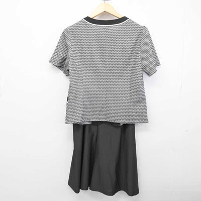 【中古】 事務服 女子制服 2点 (ブラウス・スカート) sf053297