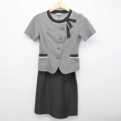 【中古】 事務服 女子制服 2点 (ブラウス・スカート) sf053298