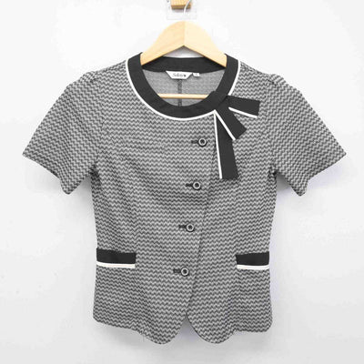 【中古】 事務服 女子制服 2点 (ブラウス・スカート) sf053298