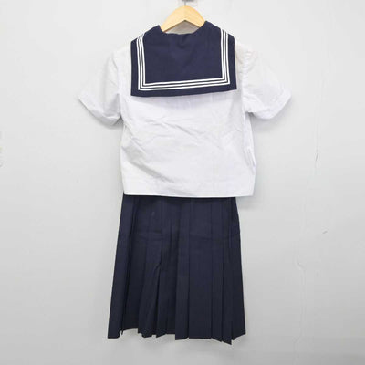 【中古】東京都 お茶の水女子大学附属中学校 女子制服 4点 (セーラー服・スカート) sf053300