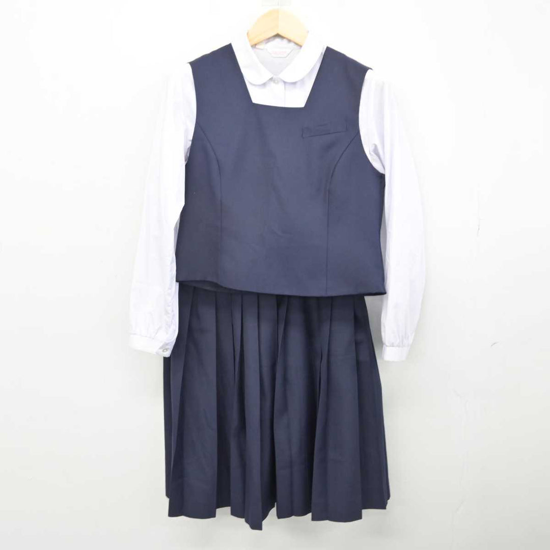 中古】愛媛県 松山商業高等学校 女子制服 4点 (ブレザー・ベスト・シャツ・スカート) sf053306 | 中古制服通販パレイド