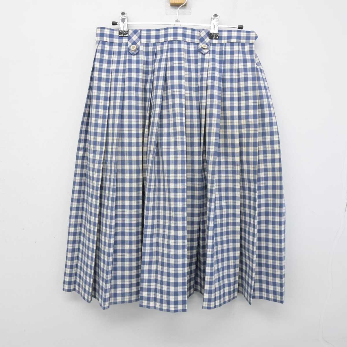 【中古】愛媛県 松山商業高等学校 女子制服 3点 (シャツ・スカート) sf053307