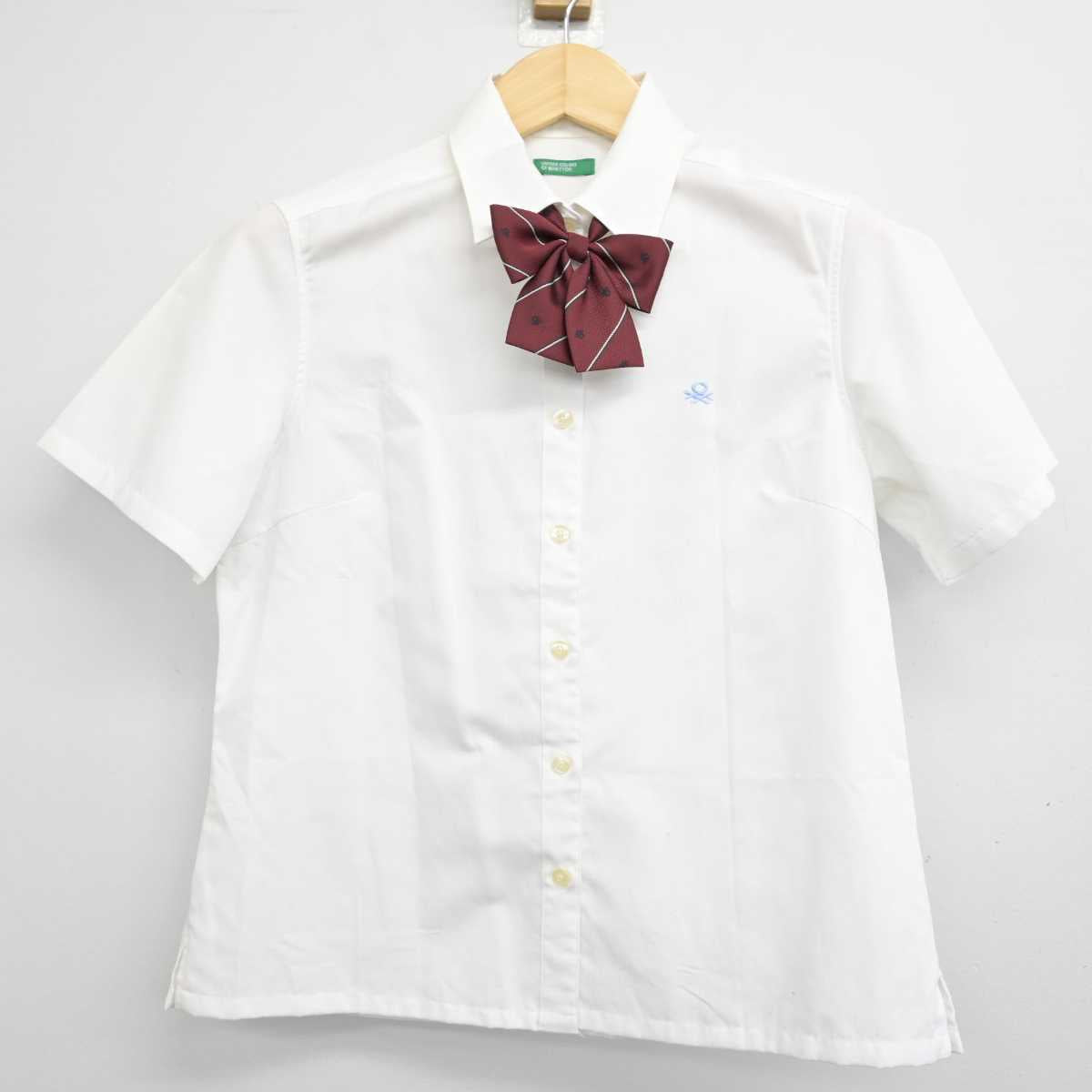 【中古】大阪府 四條畷学園高等学校 女子制服 3点 (シャツ・スカート) sf053311