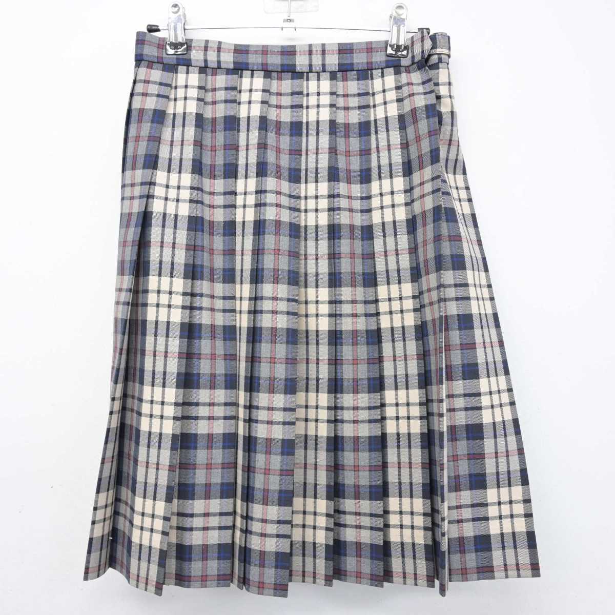 【中古】大阪府 四條畷学園高等学校 女子制服 3点 (シャツ・スカート) sf053311