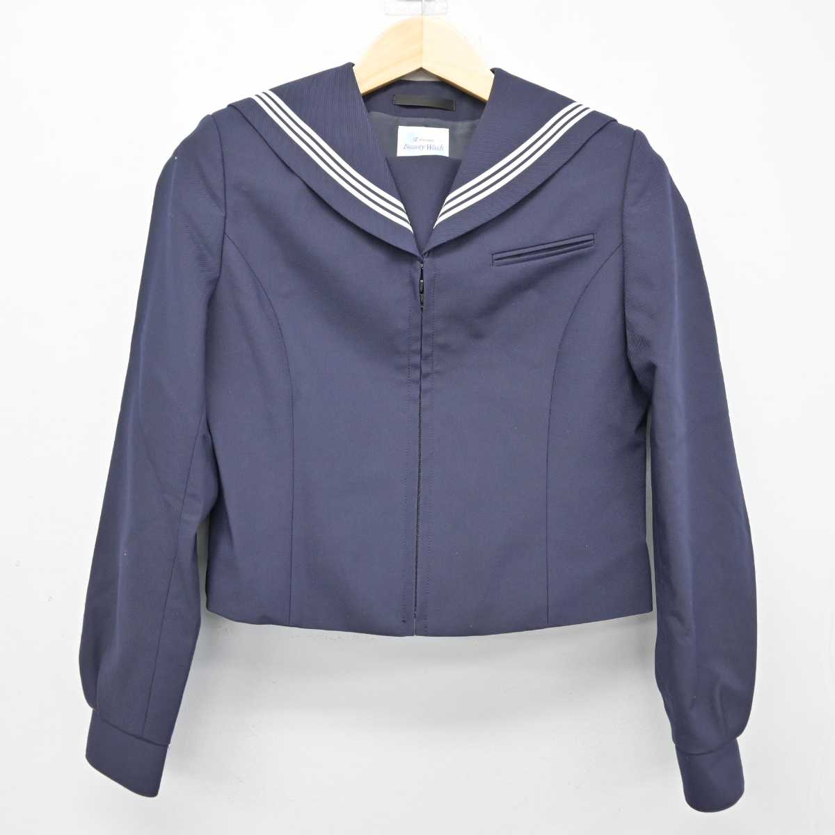 【中古】北海道 六合中学校 女子制服 1点 (セーラー服) sf053313