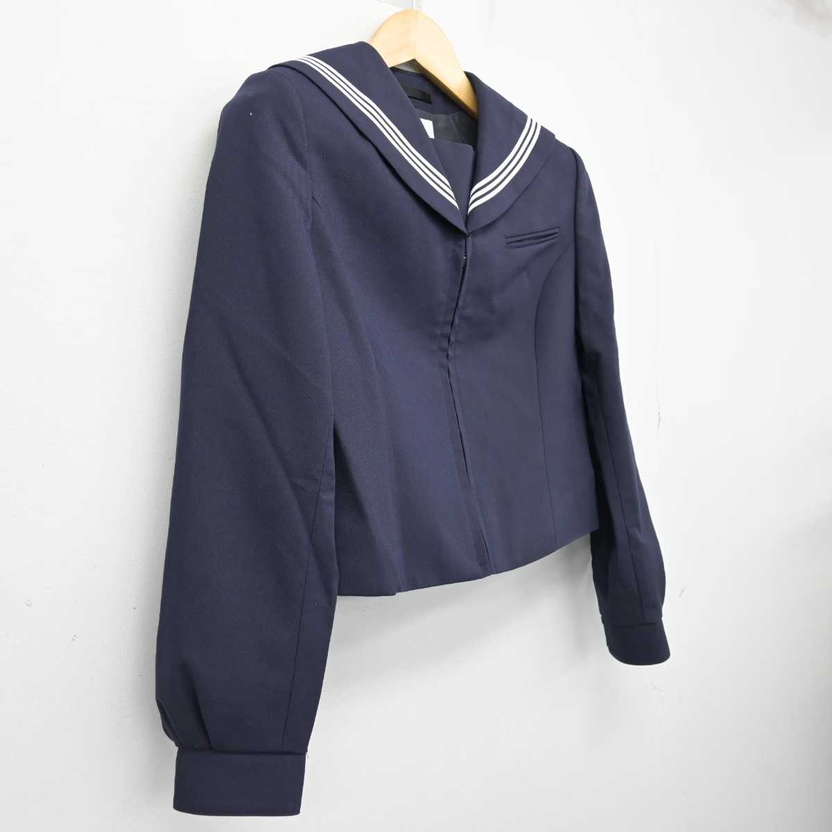 【中古】北海道 六合中学校 女子制服 1点 (セーラー服) sf053313