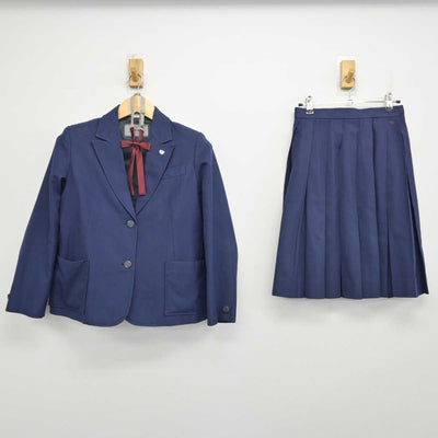 【中古】愛知県 日進西高等学校 女子制服 4点 (ブレザー・スカート) sf053325