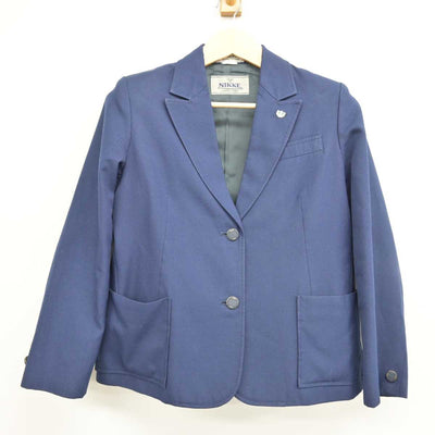 【中古】愛知県 日進西高等学校 女子制服 4点 (ブレザー・スカート) sf053325