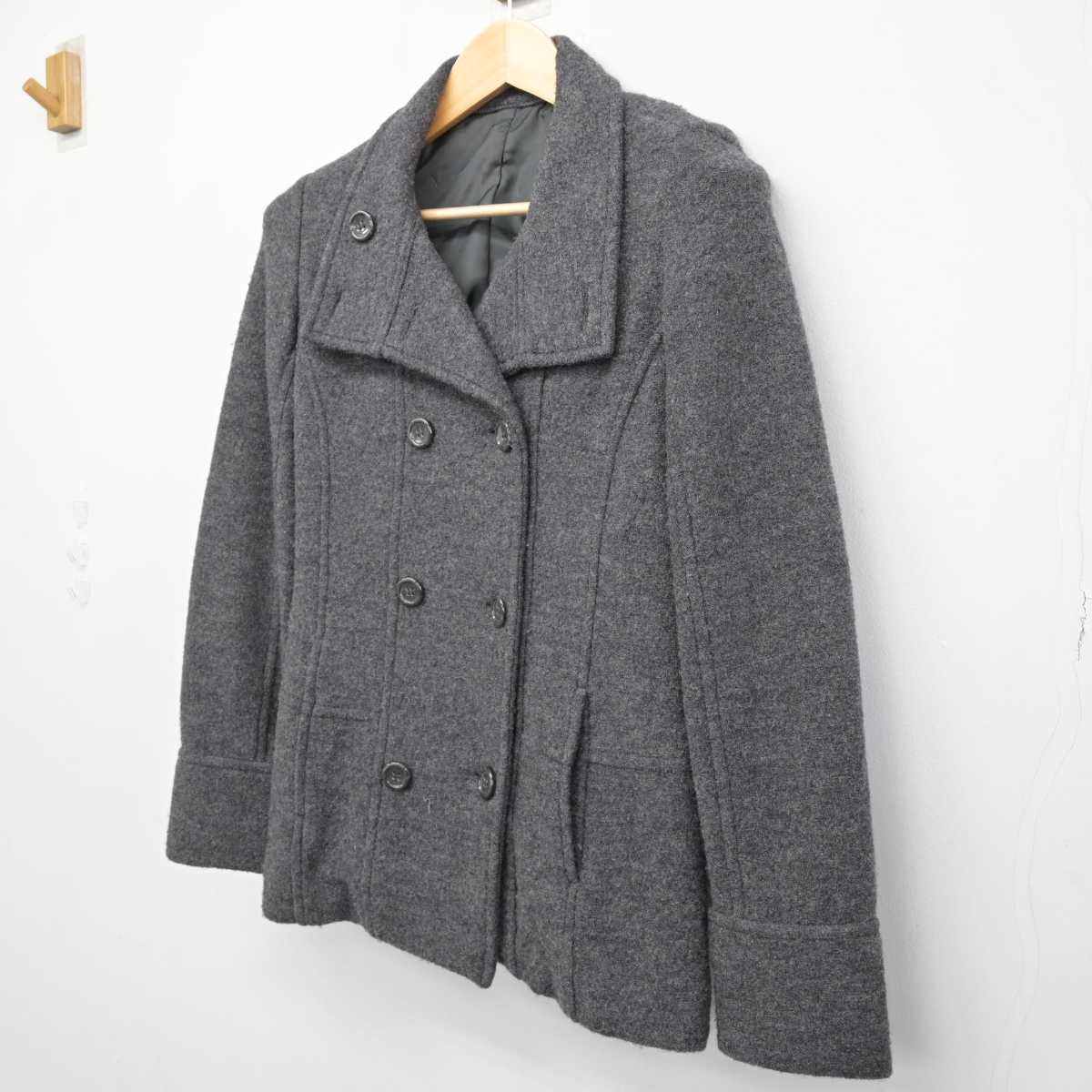 【中古】愛知県 日進西高等学校 女子制服 1点 (コート) sf053327