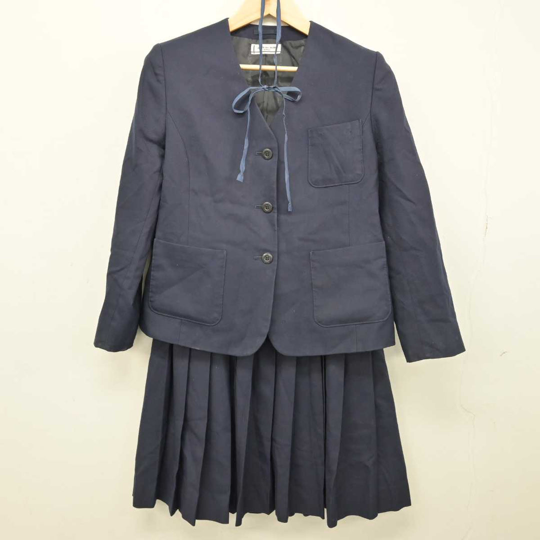 【中古】北海道 釧路市立北中学校 女子制服 4点 (ブレザー・ベスト・スカート) sf053331 | 中古制服通販パレイド