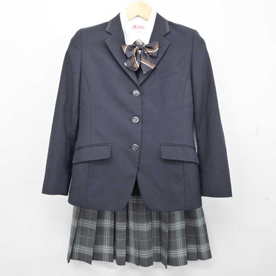 【中古】千葉県 東葉高等学校 女子制服 5点 (ブレザー・ニット・シャツ・スカート) sf053336