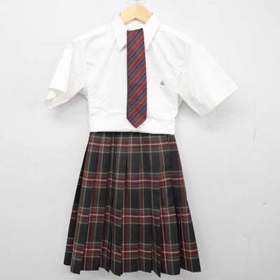 【中古】東京都 昭和第一高等学校 女子制服 3点 (シャツ・スカート) sf053339