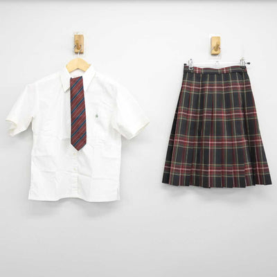 【中古】東京都 昭和第一高等学校 女子制服 3点 (シャツ・スカート) sf053339