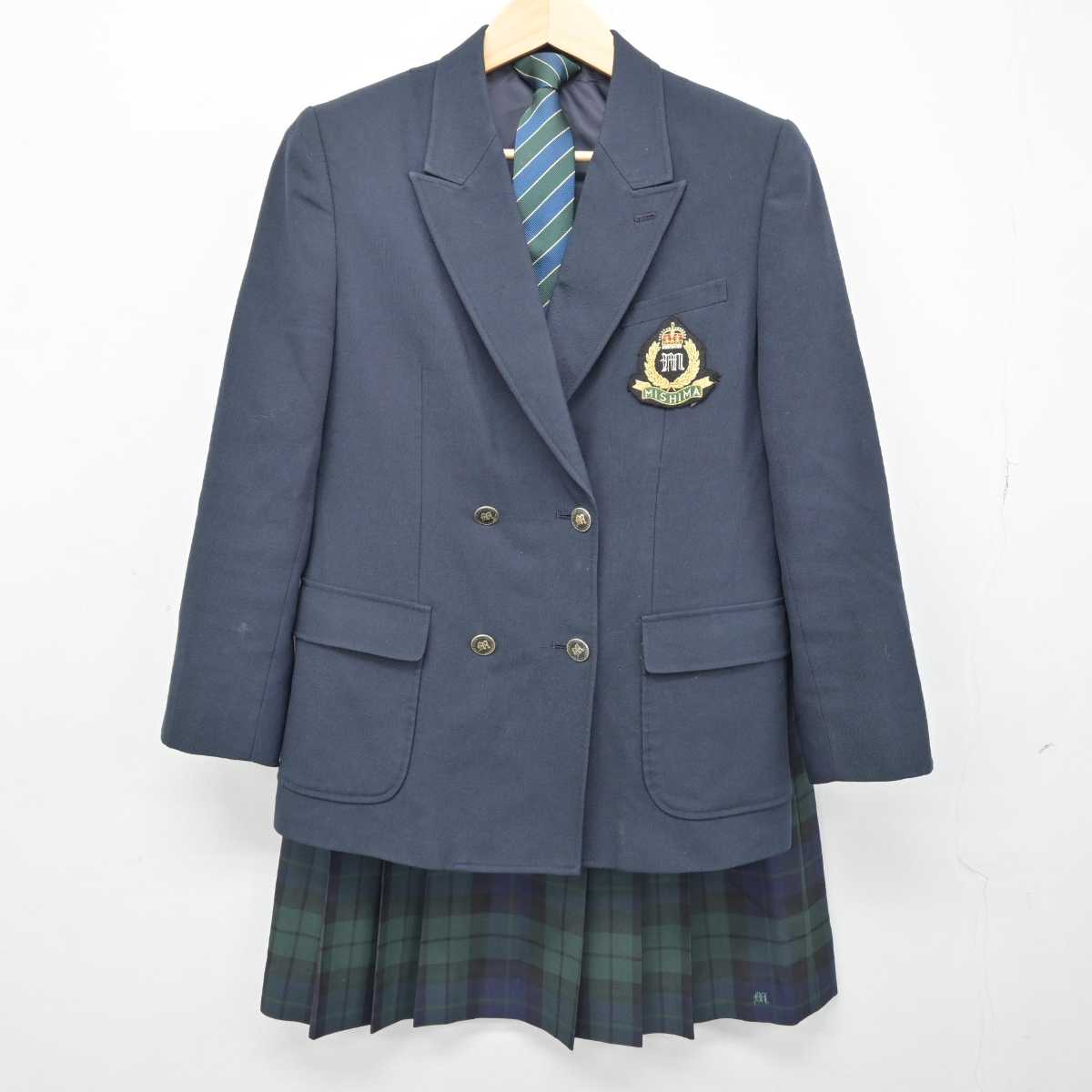 【中古】静岡県 三島高等学校 女子制服 3点 (ブレザー・スカート) sf053352