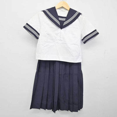 【中古】静岡県 御殿場中学校 女子制服 4点 (セーラー服・スカート) sf053355