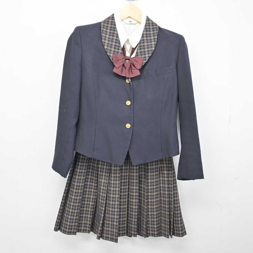 【中古】大阪府 生野高等学校 女子制服 4点 (ブレザー・シャツ・スカート) sf053361