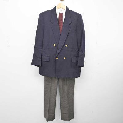 【中古】大阪府 生野高等学校 男子制服 4点 (ブレザー・シャツ・ズボン) sf053363