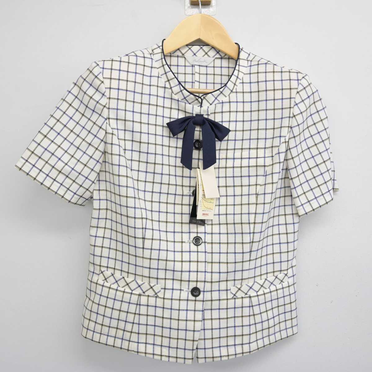 【中古】 事務服 女子制服 4点 (ブラウス・ブラウス) sf053382