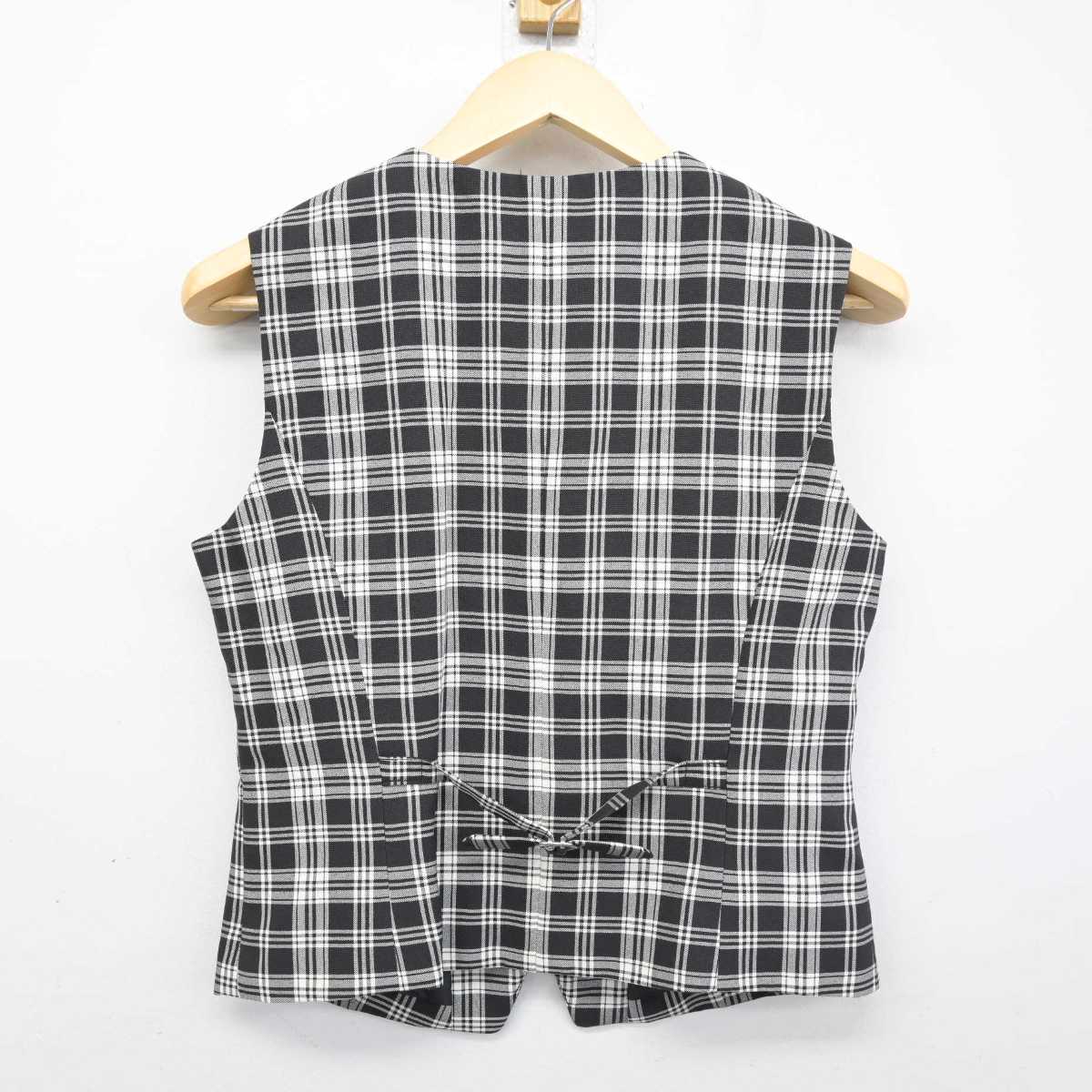 【中古】 事務服 女子制服 3点 (ベスト・シャツ) sf053384