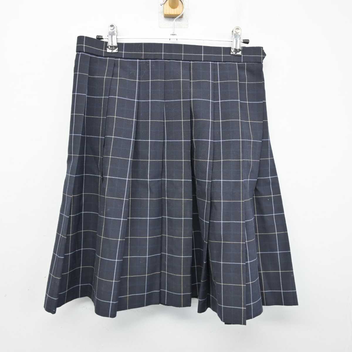 【中古】千葉県 市川昴高等学校 女子制服 2点 (シャツ・スカート) sf053394