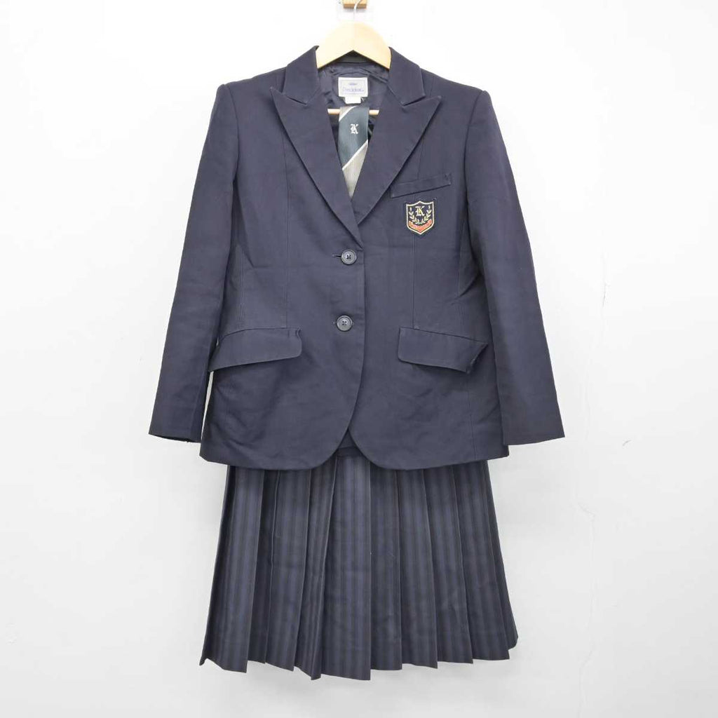 中古】愛媛県 川之石高等学校 女子制服 4点 (ブレザー・ニットベスト・スカート) sf053407 | 中古制服通販パレイド