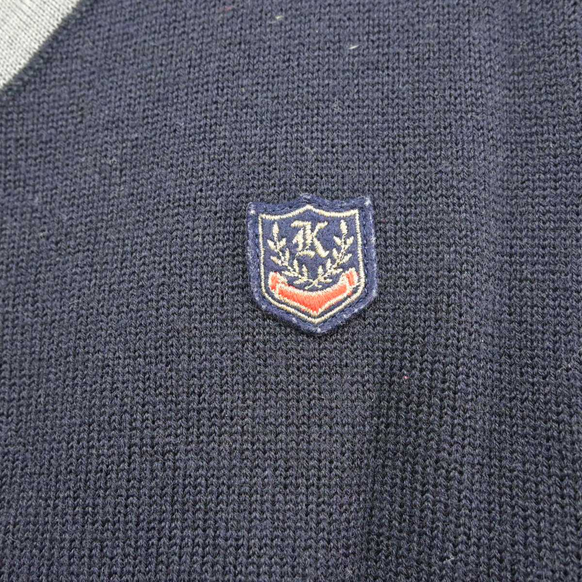 【中古】愛媛県 川之石高等学校 女子制服 3点 (ニットベスト・スカート) sf053408