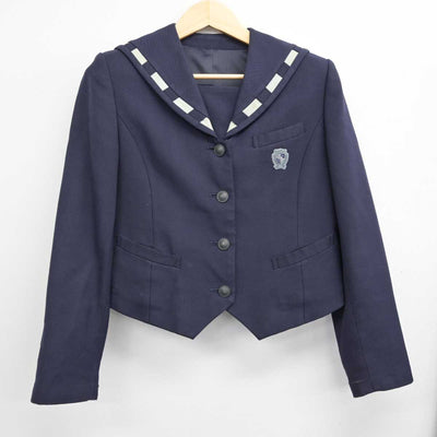 【中古】長崎県 長崎女子高等学校 女子制服 3点 (セーラー服・スカート) sf053418