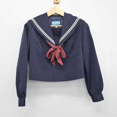 【中古】愛知県 矢作北中学校 女子制服 2点 (セーラー服) sf053419