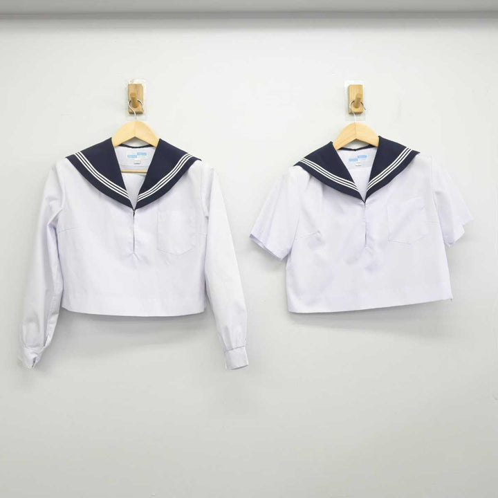 制服 セーラー服 中古】石川県 鵬学園高等学校 女子制服 4点 (セーラー服・ニット