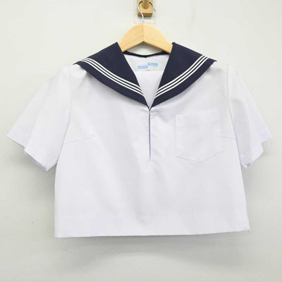 【中古】愛知県 西尾高等学校 女子制服 2点 (セーラー服・セーラー服) sf053422