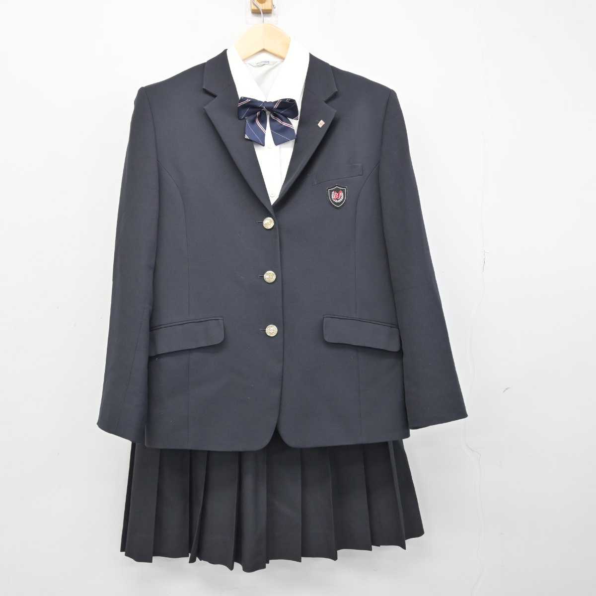 【中古】東京都 日本大学豊山女子中学校・高等学校 女子制服 5点 (ブレザー・シャツ・スカート) sf053424