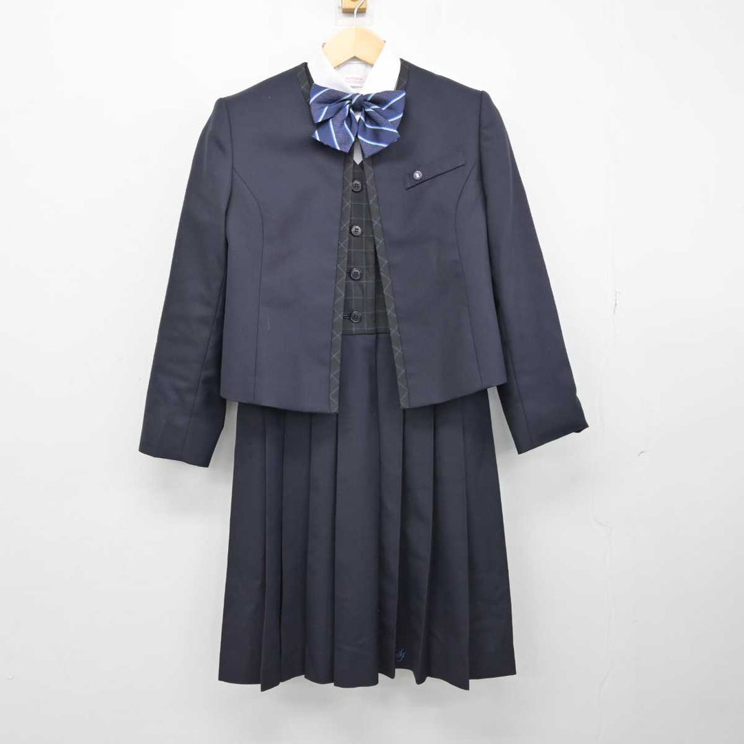 【中古】佐賀県 佐賀女子短期大学付属佐賀女子高等学校 女子制服 6点 (ブレザー・ニット・シャツ・ジャンパースカート) sf053437 |  中古制服通販パレイド