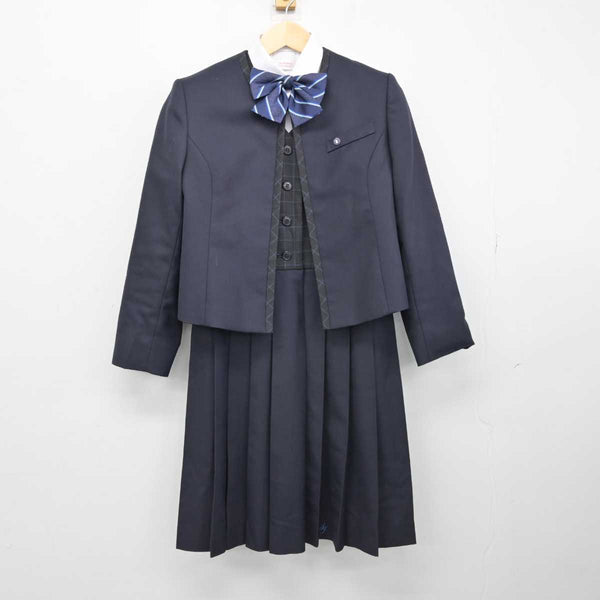 【中古】佐賀県 佐賀女子短期大学付属佐賀女子高等学校 女子制服 6点 (ブレザー・ニット・シャツ・ジャンパースカート) sf053437 | 中古制服 通販パレイド