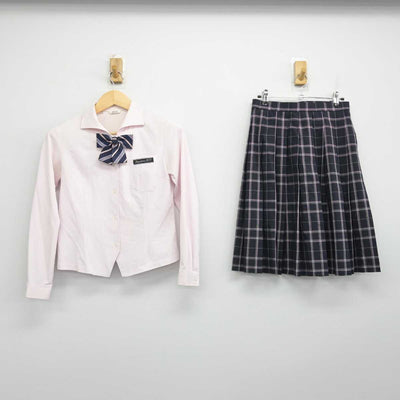 【中古】山口県 早鞆高等学校 女子制服 3点 (シャツ・スカート) sf053439